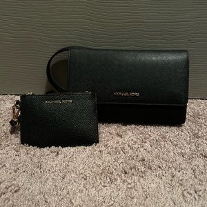 Micheal Kors Purse with strap and Wallet